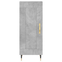 Berkfield Modern Sideboard Concrete Grey 34.5X34X90 Cm Engineered Wood - thumbnail 5
