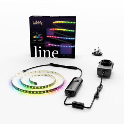 Twinkly Line Starter Kit App-Controlled Adhesive And Magnetic Smart Led Light Strip With Rgb (16 Million Colours) Extendable. 1.5M - image 1