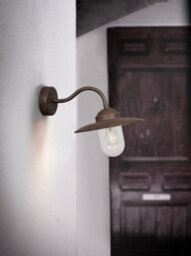 Nordlux Luxe Outdoor Metal Wall Light Weatherproof Brown,mains - thumbnail 5