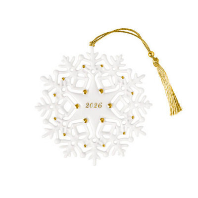 Villeroy & Boch Christmas Classics 2026 Snowflake Ornament