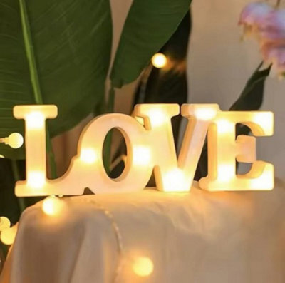 Love Word Ornament Home And Bedroom Decorative Accessory
