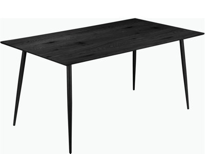Dorel Home Monza Dining Table 120 Cm In Black - image 1