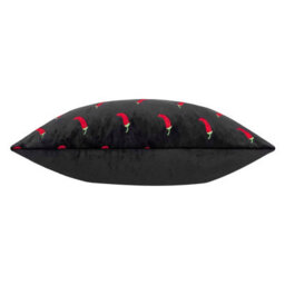 Furn. Chillies Embroidered Polyester Filled Cushion - thumbnail 4