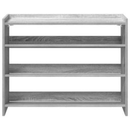 Vidaxl Shoe Rack Grey Sonoma 80X25X62 Cm Engineered Wood - thumbnail 4
