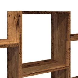 Vidaxl Wall Shelf Old Wood 159X18X66 Cm Engineered Wood - thumbnail 7