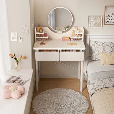 Makeup Vanity Dressing Table With Mirror & Storage Drawer - image 1