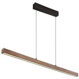 Luminosa Lighting Luminosa Olivus Bar Pendant Ceiling Light Matt Black Led Dimmable 3000K Touch Dimmer - thumbnail 1