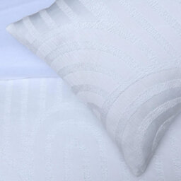Smart Living Luxury Hotel Quality Reversible Tufted Arch Duvet Cover With Pillowcases - thumbnail 4