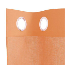 Walplus Voile Curtains With Grommets 2 Pcs Terracotta - thumbnail 5