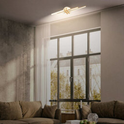 Briloner Modern Led Ceiling Light Flush Living Room Lamp Warm White Bedroom 21W, 2400Lm Coffee - thumbnail 4