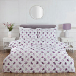 Julian Charles Home Jasmine Lilac Floral Super Soft Duvet Set - thumbnail 1