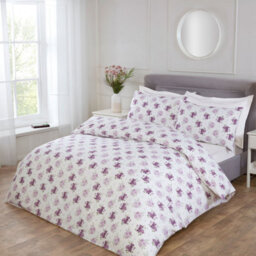 Julian Charles Home Jasmine Lilac Floral Super Soft Duvet Set - thumbnail 2