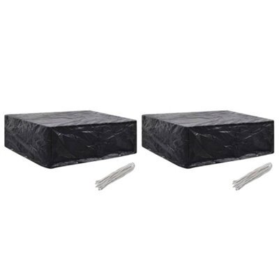 Walplus Outdoor Garden Furniture Covers 2 Pcs 8 Eyelets 250X210X90 Cm - image 1