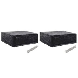 Walplus Outdoor Garden Furniture Covers 2 Pcs 8 Eyelets 250X210X90 Cm - thumbnail 1