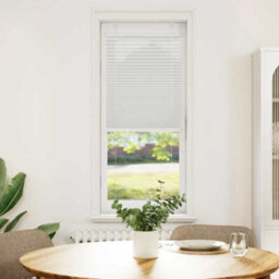 Berkfield Pleated Blind Light Grey 45X100 Cm Fabric Width 44.4 Cm Polyester - thumbnail 2
