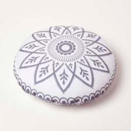 Homescapes Luxury Outdoor Cushions 2 Set Round, Waterproof Filled Cushion, Soft-Touch, Henna Grey For Garden And Indoors, 40X40 Cm - thumbnail 6
