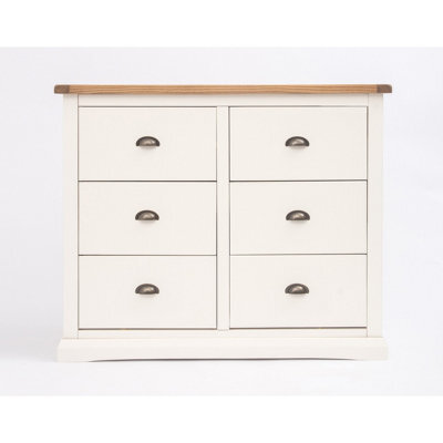 Cabinet Bits Cosenza 6 Drawer Chest Of Drawers Brass Cup Handle - image 1