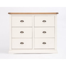 Cabinet Bits Cosenza 6 Drawer Chest Of Drawers Brass Cup Handle - thumbnail 1