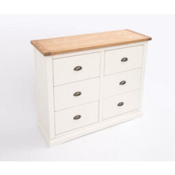 Cabinet Bits Cosenza 6 Drawer Chest Of Drawers Brass Cup Handle - thumbnail 4