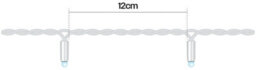 Eagle Connect String Lights White Rubber Ip65 5M/40 Led Cool White - thumbnail 3