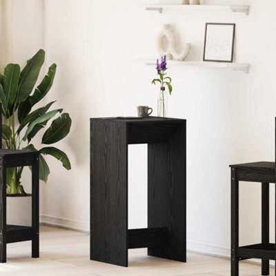 Walplus Bar Table Black Oak 51 X 50 X 103.5 Cm Engineered Wood - image 1