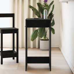 Walplus Bar Table Black Oak 51 X 50 X 103.5 Cm Engineered Wood - thumbnail 4