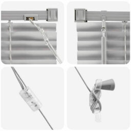 Walplus Window Blind With Curtains Manual Silver Aluminium - thumbnail 7