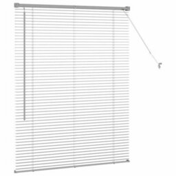Walplus Window Blind With Curtains Manual Silver Aluminium - thumbnail 6