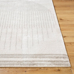 Livabliss Fossay Shaggy-Washable Beige Brown Green Grey Global High Pile Living Bedroom Rug 160 X 213 Cm Easy Care, Non Shedding - thumbnail 5