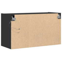 Vidaxl Tv Wall Cabinet With Led Lights Black 80X31X45 Cm - thumbnail 8