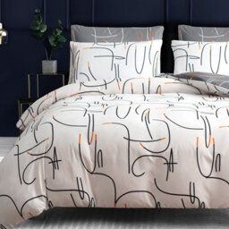 Lazzaro Ultrasoft Brushed Microfiber Double Duvet Cover Set Hypoallergenic Breathable Design With Secure Zipper Closure - thumbnail 3