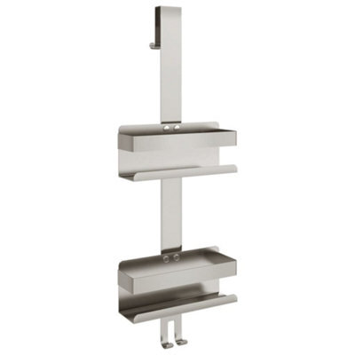 Berkfield Durable Hanging Shower Caddy Brushed 304 Stainless Steel