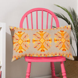 Furn. Kalina Embroidered 100% Cotton Cushion Cover - thumbnail 6