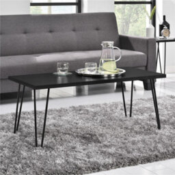 Dorel Owen Retro Coffee Table In Black Oak Look - thumbnail 5