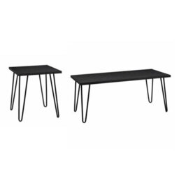 Dorel Owen Retro Coffee Table In Black Oak Look - thumbnail 4