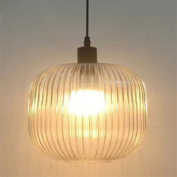 First Choice Lighting Clear Ribbed Glass Kitchen Dining Ceiling Light Pendant With Black - thumbnail 6