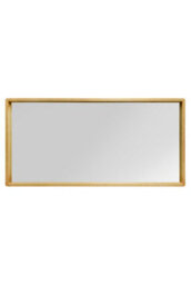 "Mirroroutlet The Naturalis - Solid Oak Rounded Corner Leaner / Wall Mirror 63"" X 31"" (160Cm X 80Cm) Scandinavian 'scandi' Inspired" - thumbnail 5