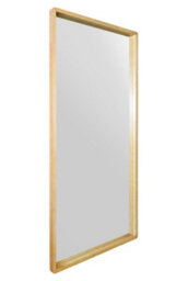"Mirroroutlet The Naturalis - Solid Oak Rounded Corner Leaner / Wall Mirror 63"" X 31"" (160Cm X 80Cm) Scandinavian 'scandi' Inspired" - thumbnail 4