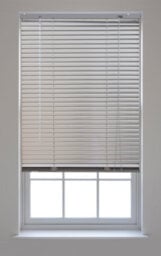 Furnished Aluminum Venetian Blinds - Silver 25mm Slats Trimmable Blinds For Windows And Doors (W)140Cm (L)150Cm - thumbnail 2