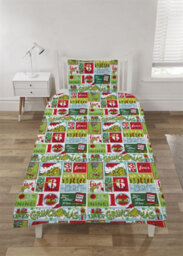 Homespace Direct Ltd The Grinch 12 Days Of Christmas Duvet Cover Set - thumbnail 1