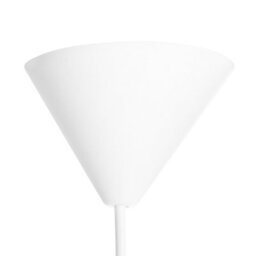 Wyld and Coco Novalight Pendant Lamp White Pleated Cotton Shade Modern Dining And Living Room Light 38Cm X 83Cm - thumbnail 8