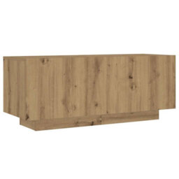 Walplus Tv Cabinet With Led Lights Artisan Oak 300X35X40 Cm Engineered Wood - thumbnail 8
