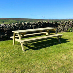 Rutland County Garden Furniture Oakham A-Frame Picnic Table - 5Ft Width X 6Ft Length - thumbnail 5