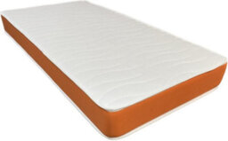 Wilson Beds Limited - 4Ft Small Double Rainbow Kids Basic Orange Quilted Conventional Foam Free Spring Mattress - thumbnail 3