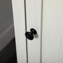 Kleankin Tall Bathroom Cabinet Storage Cupboard With Door, Adjustable Shelves - thumbnail 8