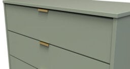 Fuji 4 Drawer Chest In Reed Green (Ready Assembled) - thumbnail 4