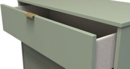 Fuji 4 Drawer Chest In Reed Green (Ready Assembled) - thumbnail 5