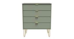 Fuji 4 Drawer Chest In Reed Green (Ready Assembled) - thumbnail 1