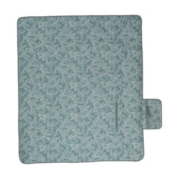 Mountain Warehouse Leaves Picnic Blanket Green (One Size) - thumbnail 1