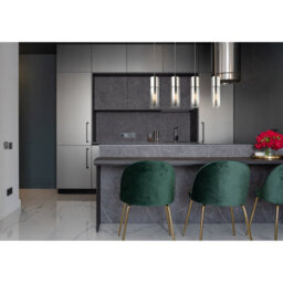 Luminosa Lighting Luminosa Annika Bar Pendant Ceiling Light Nickel Matt Glass Shade 4X E27 - thumbnail 6